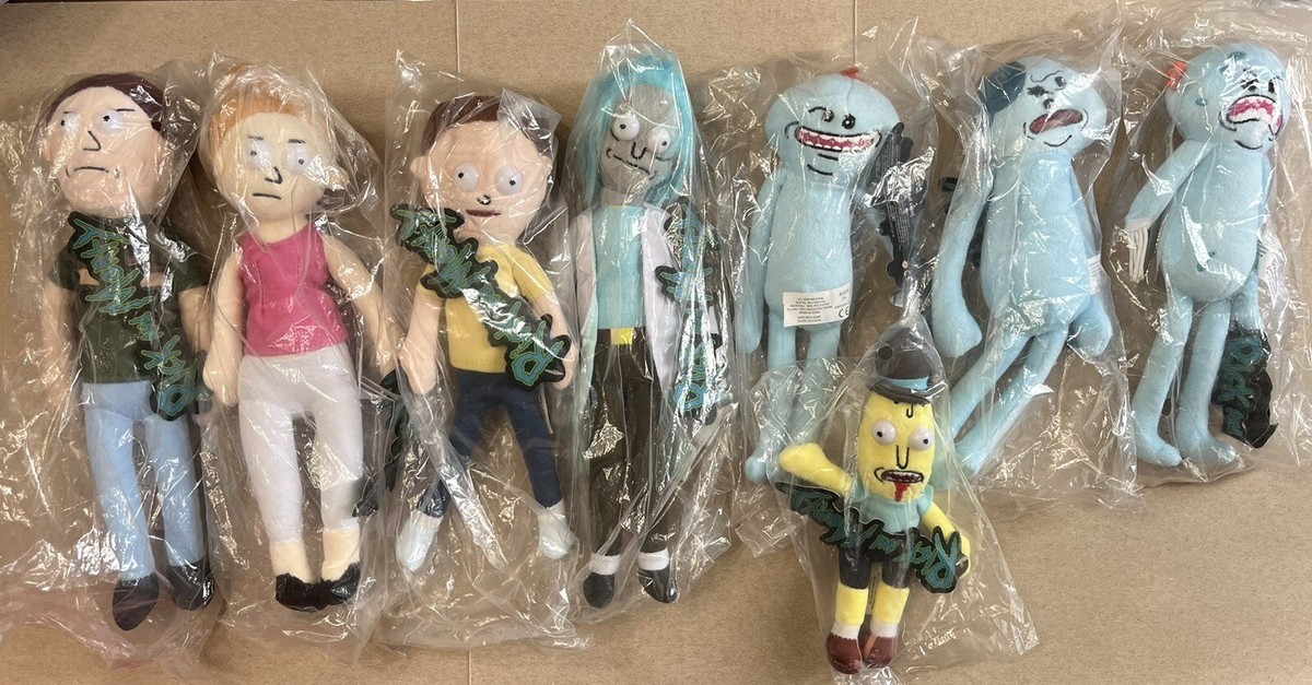 8x Rick And Morty Jerry, Summer, Meeseeks, Poopy Plush Jinx