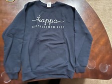 Kappa Established 1870 Sorority Blue Crew Neck Sweatshirt Small