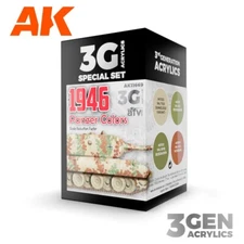 AK Interactive: 1946 Panzer Camouflage - Acrylic Paint Set - AK11669