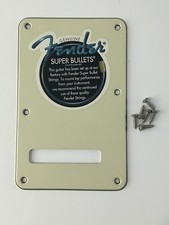 Genuine Fender USA Guitar Rare Right Hand Mint Green Back Plate Cover Strat MIM