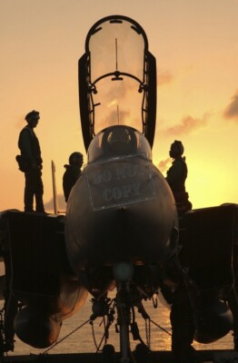 US Navy USNF-14 Tomcat aircraft from the ''Checkmates'' N4 8X12 PHOTOGRAPH