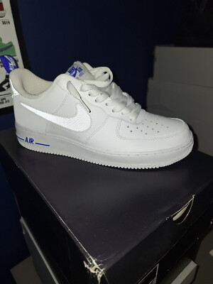 air force 1 Lvl 8 White Racer Blue | eBay UK