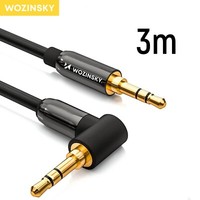 Aux Kabel KopfhöRerkabel Audio Klinkenkabel 3,5Mm Klinke Winkel 3M Wozinsky