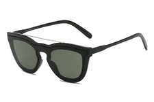 Classic Retro Fashion Brow-Bar Round Sunglasses