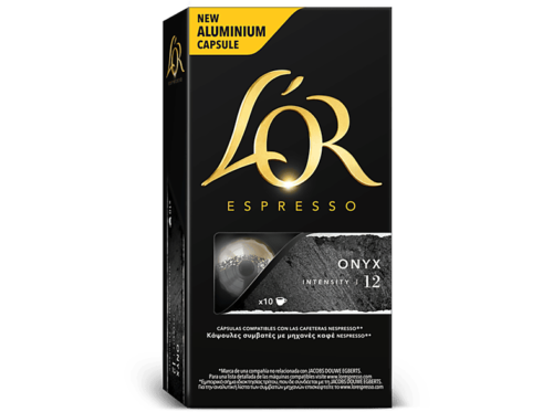 Cápsulas monodosis - Arome Marcilla ONYX NOIR, pack de 10, compatible Nespresso - Imagen 1 de 1