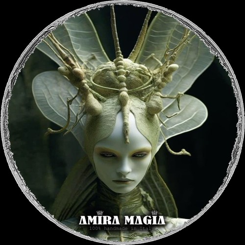 Uncut Gemstone Pendant Magic Witch Spirit Guide Amulet Raw Stone Preying Mantis - Picture 3 of 24