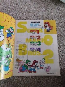 Super Mario Bros. 2 Inside Out Nintendo Power Tip Bonus Book NES Clean Fast Ship