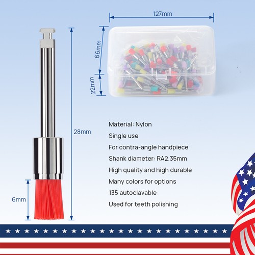 Dental Rubber Polisher Diamond System RA Wheel/ Prophy Brushes/ Polishing Kit - Picture 14 of 26