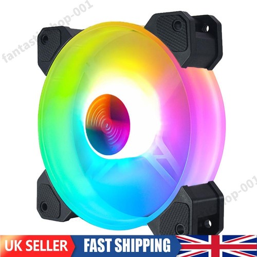 120mm RGB Cooling Fan Chassis Gorgeous Quiet Radiator (Single Fan)