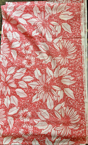 VTG Red on White Florals by Creations J &B GORLIER St Maarten BP 88 F.W.I - Picture 10 of 12