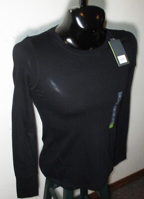 TEK GEAR Black Long Sleeve ''DryTek'' T-Shirt Size S NWT