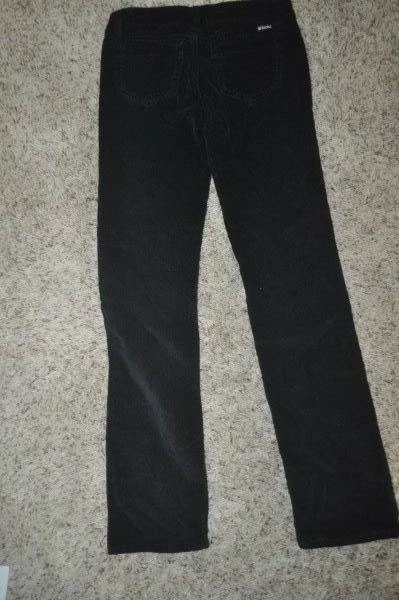 Pantalones de pana Tractor niñas 14 negros ajustados elásticos pantalones para niñas Foto 4 de 4