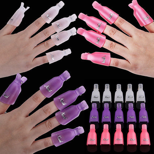Super Handy Nail Art Soak Off Clip Cap UV Gel Polish Remover Wrap Tool - Picture 1 of 12