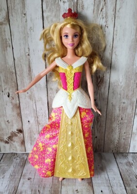 Disney Sleeping Beauty Aurora Magic Change Pink Blue Dress Doll | eBay