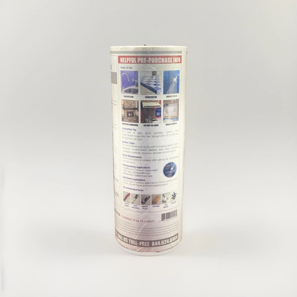 MusselBound Double Sided Adhesive Tile Mat with Tile Spacers 15 Sq Ft Coverage - Image 2 of 4