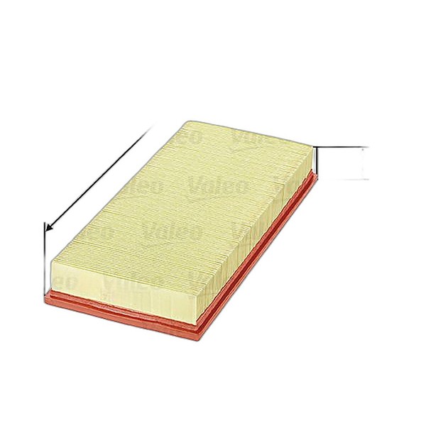 Luftfilter-Einsatz 380 Mm - 171 Mm Valeo FüR U.A. MERCEDES-BENZ 124-image