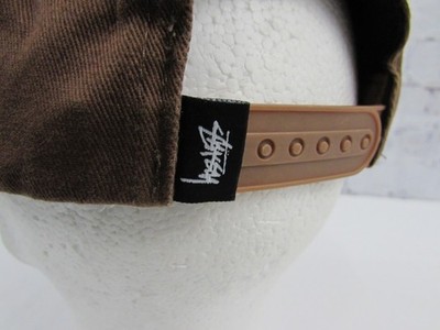 Stussy Hat Cap Low Pro Chenille S Snapback Two Tone Brown Travis