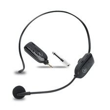 2.4G Wireless Microphone Headset, UHF Wireless Headset Mic and Handheld Mic 2...