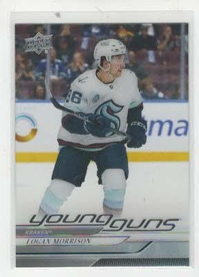 2024-25 UPPER DECK #469 LOGAN MORRISON CLEAR CUT YOUNG GUNS ROOKIE