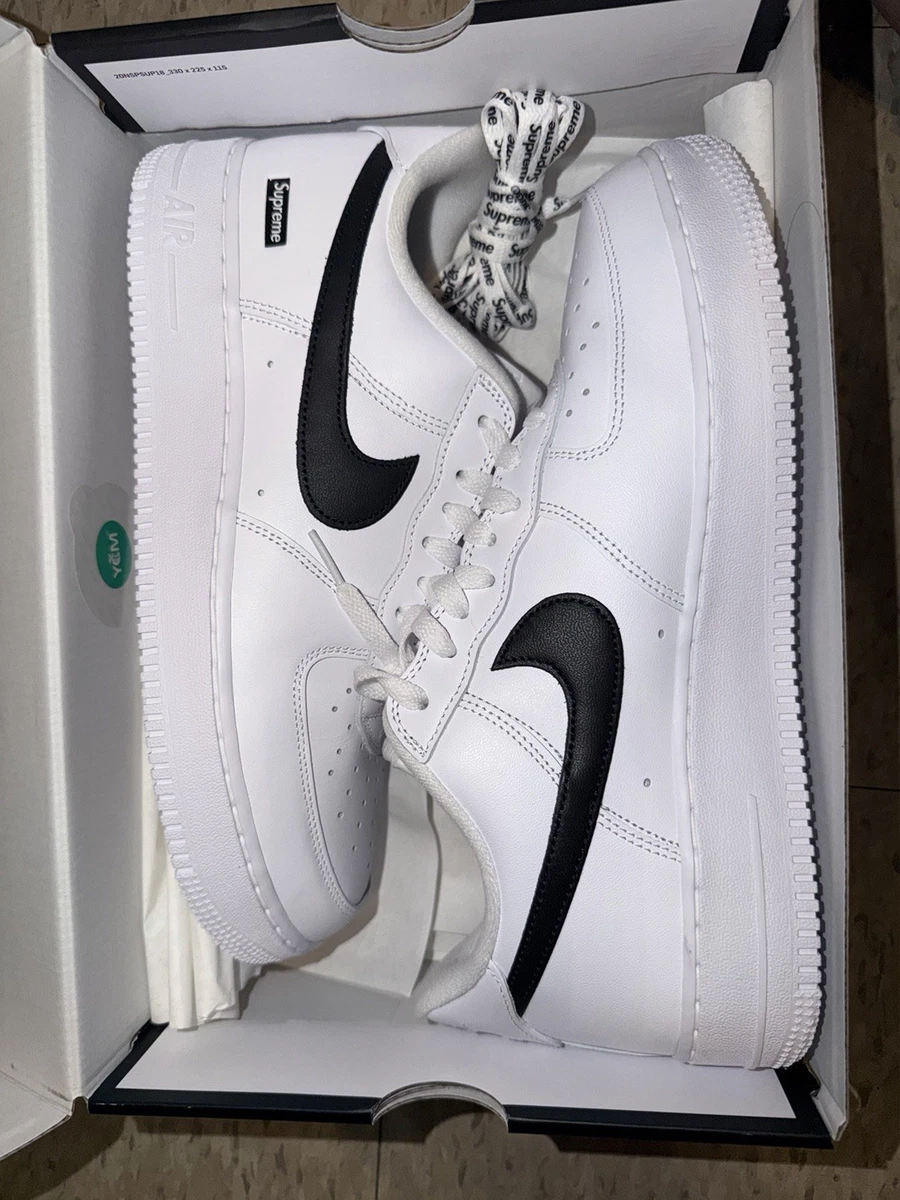 Nike Air Force 1 Supreme White | eBay