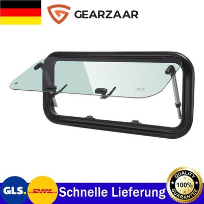Ausstellfenster Wohnwagen für Anhänger Camper Gehärtetes Glas 70x30cm Getönt