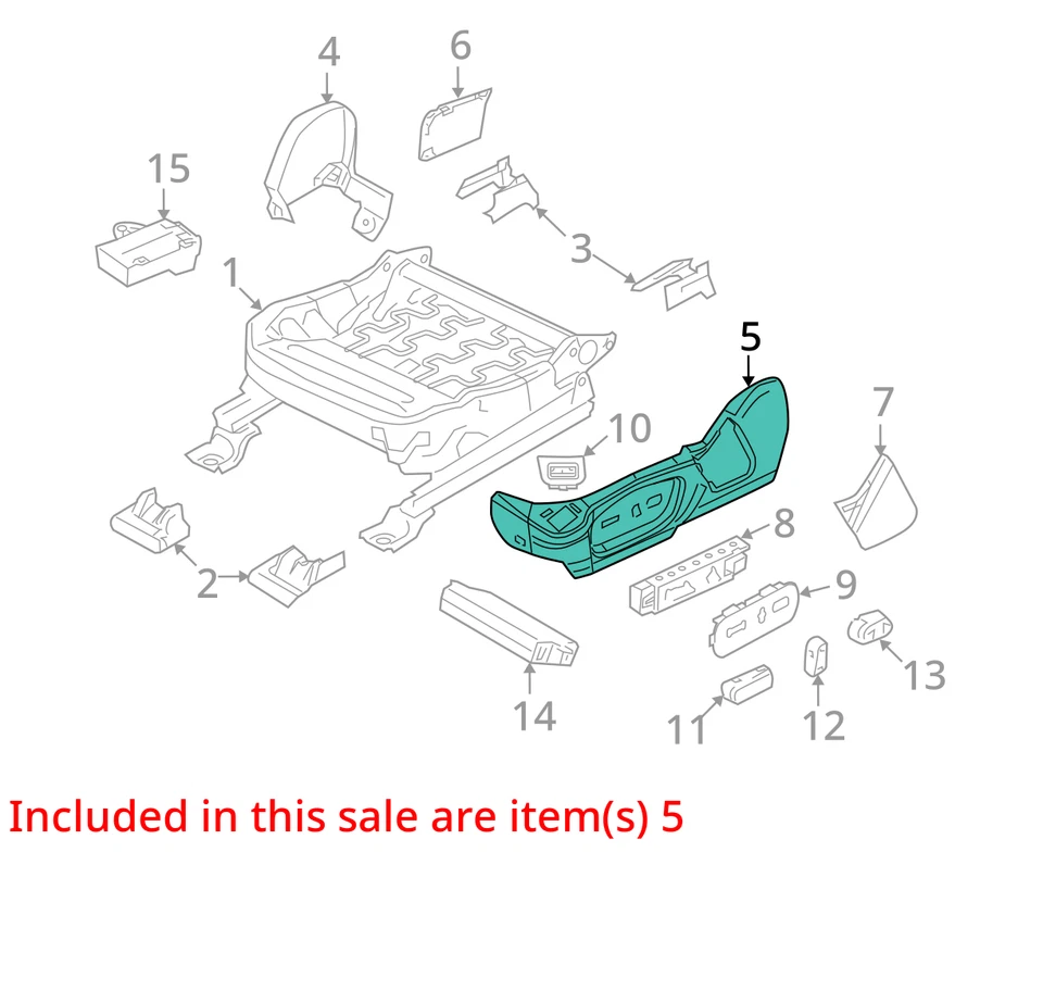 Ford Taurus Police Interceptor 2013-2019 sedán Shield Asy DG1Z5462187BA NUEVO OEM Foto 2 de 3