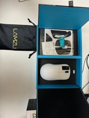 Lamzu Thron Weiß Gaming Maus Kabellos Gebraucht Ungetestet