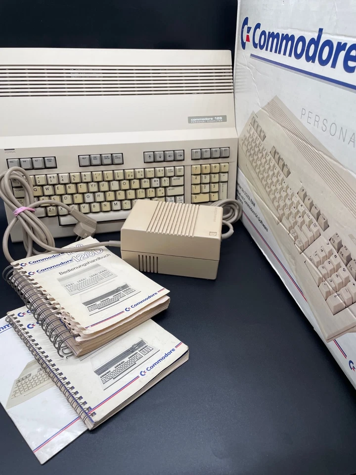 Commodore C 128 Computer + OVP / Boxed # tested & full working #
