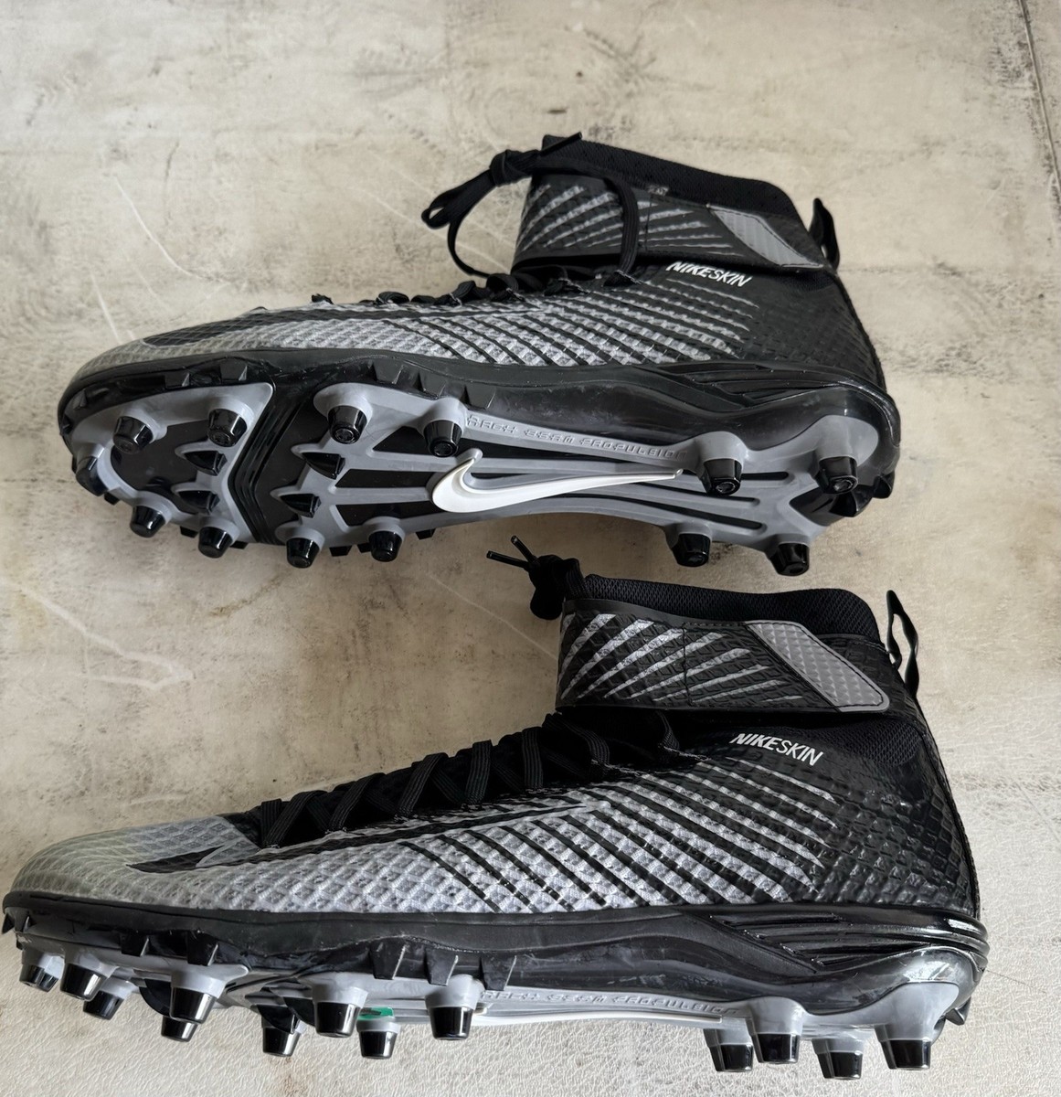 Nike Lunarbeast Nike Skin TD Football Cleats Men's Sz 15 Black