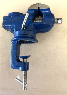 Vintage Kobalt 2 '' Jaw Clamp On Bench Vise, Portable Hobby Vice