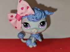 Authentic Littlest Pet Shop #591 Poodle Blue ...