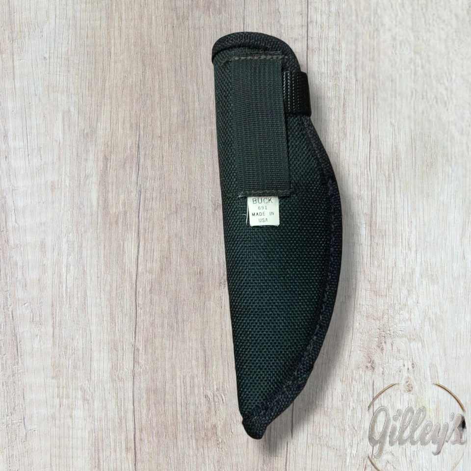 Cuchillo Buck 691 de colección funda de cuchillo de nailon SIN CUCHILLO" Foto 3 de 4