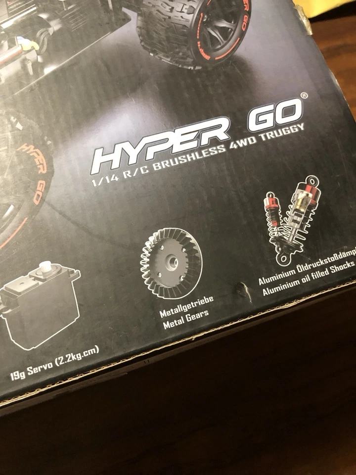 AMEWI Hyper Go 1/14 R/C Brushless 4WD Truggy Für Bastler - Bild 3 von 4