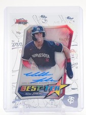 WALKER JENKINS 2025 BOWMAN'S BEST BEST-TEK BASEBALL AUTO /99 #BTA-WJ TWINS Q7851
