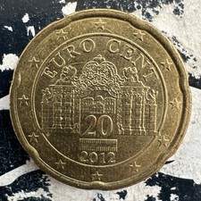 20-Eurocent-M&uuml;nze &Ouml;sterreich 2012 Umlaufm&uuml;nze Sammelm&uuml;nze Kursm&uuml;nze Selten