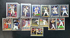 2025 Topps Chrome Baseball MLB Base & Refractor MLB Lot of 135 Cards RCs & Vets