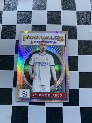 2021-22 Topps Finest Flashbacks UCL RC Antonio Blanco Prism /35 Real Madrid