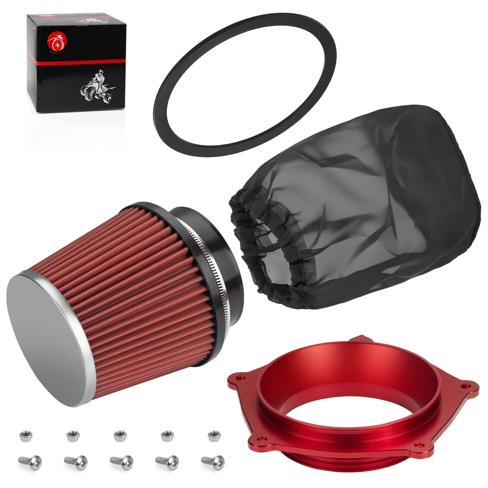 Air Filter w/Guide Holder Kit For Yamaha YFZ450 YFZ450R YFZ450RSE YFZ450X 04-24 - Image 2 of 4