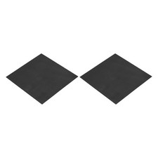 Rectangle Graphite Block Disk Ingot Graphite Electrode Plate 100x100x1mm,2 pcs