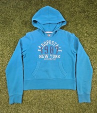 Aeropostale 1987 New York Hoodie Teal Women  s Size L