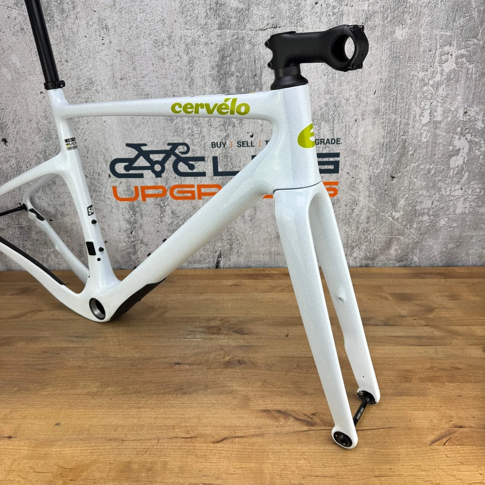 New! 2024 Cervelo Aspero 54cm Carbon Disc Frameset 700c Sea Ice 2257g - Image 3 of 4