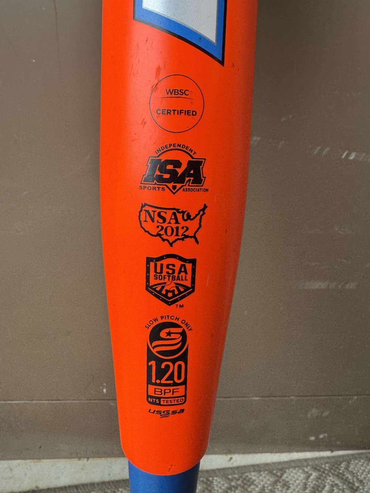 *shaved* Easton Stealth 12" Mother Load Dual Stamp Slow Pitch Softball BatSPS12X