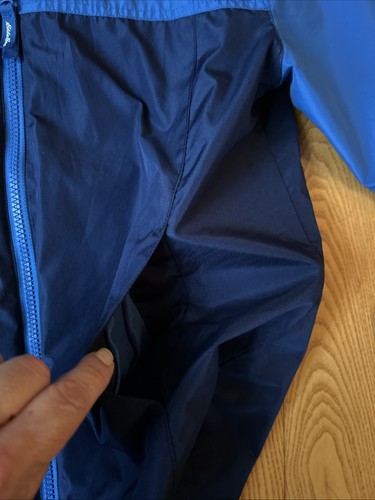 Eddie Bauer Kids Blue Windbreaker Hood Zip Up Jacket Size Small Sz 10 / 12 Boys - Picture 6 of 6