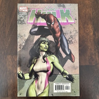 She-Hulk #4 (Marvel 2004) Dan Slott Spider-Man Adi Granov Disney+