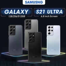    New Sealed Samsung Galaxy S21 Ultra 5G 256GB 128GB GSM CDMA Unlocked US Stock