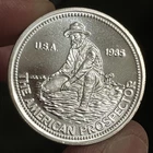 1985 Engelhard American Prospector 1/2 oz Silver 0.999