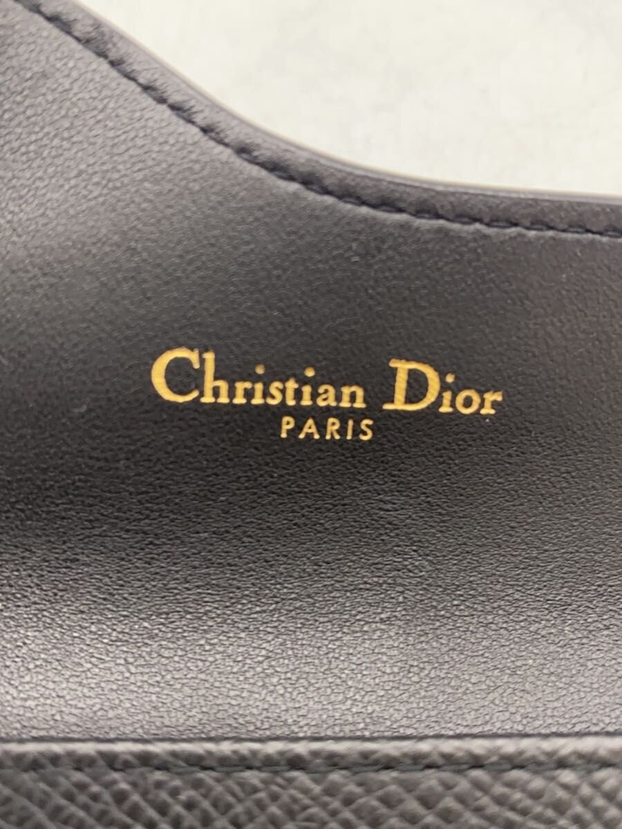 Christian Dior Women's Leather Card Case, Black, Solid Color, 43-MA-0211 thumbnail 3