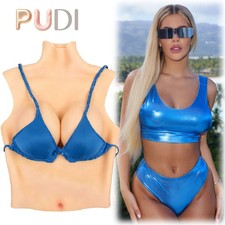 Silicone Breast Forms C-H Cup Breast Plates Fake Boobs Crossdresser Drag Queen