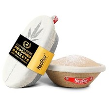 Handmade Cotton Rope Banneton Bread Proofing Basket Set - Oval  Round Bread