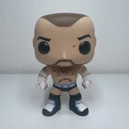 Funko CM Punk WWE Pop! Vinyl Figure Black Blue Beige White Wrestling 2013